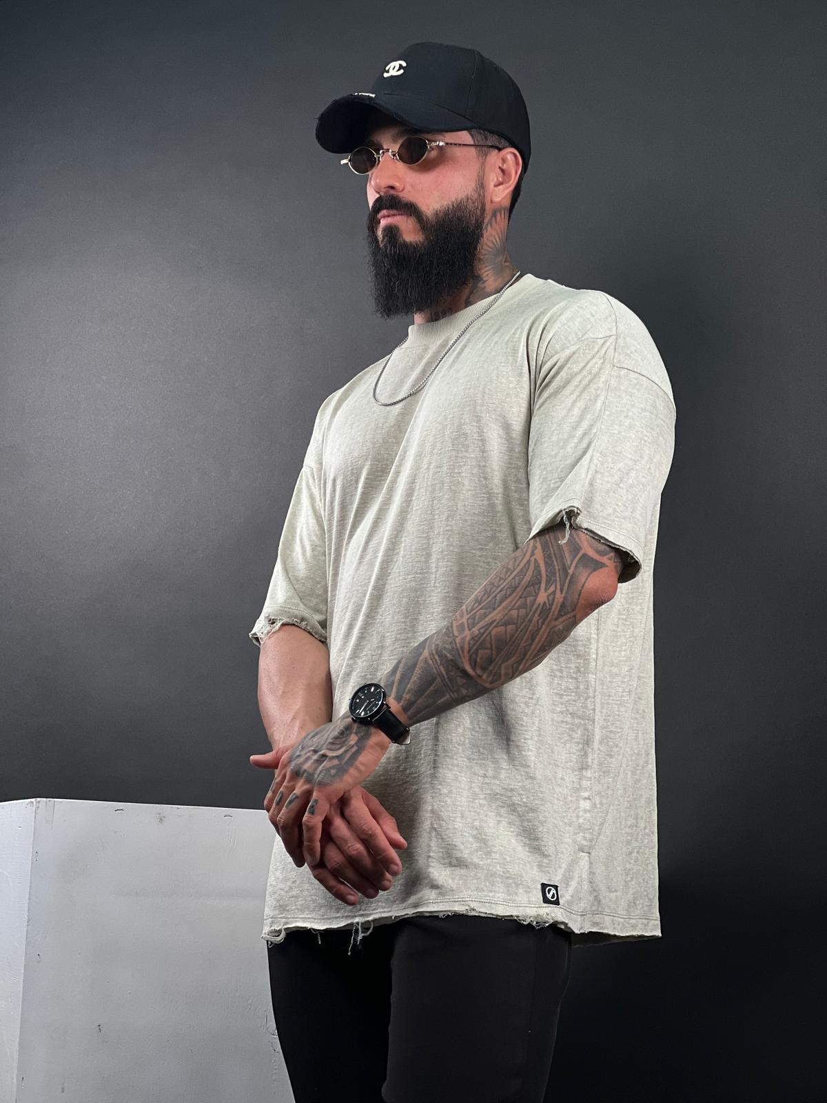 Oversized Turtleneck Shirt - Mielo Fabric