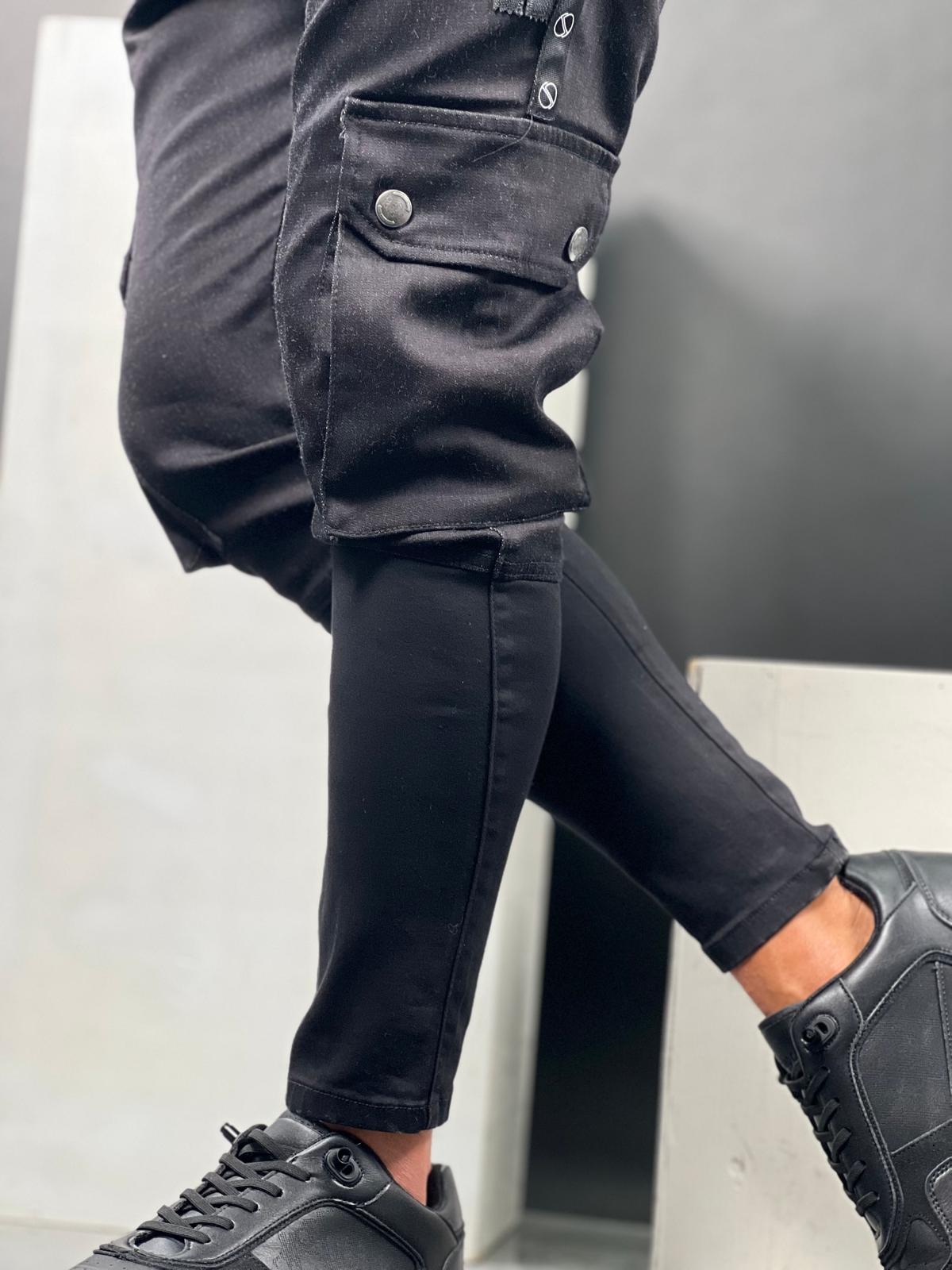 SC-69 Denim Cargo Joggers – Ultimate Streetwear Fit
