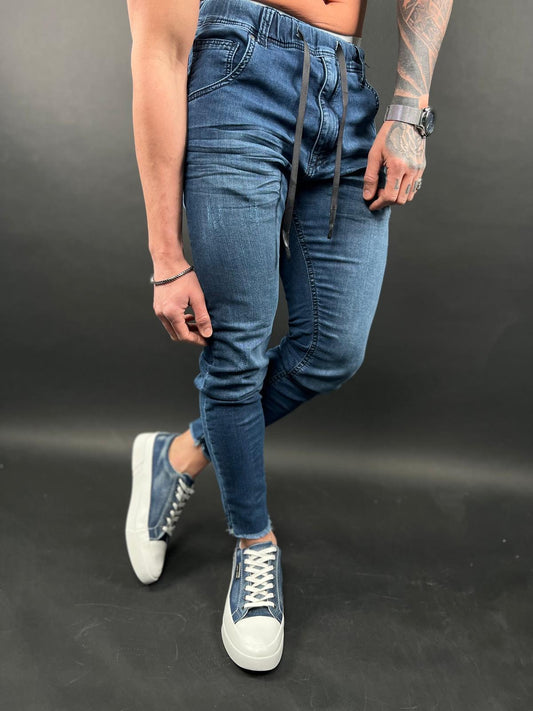 Classic Blue Jogger Jeans – S-209