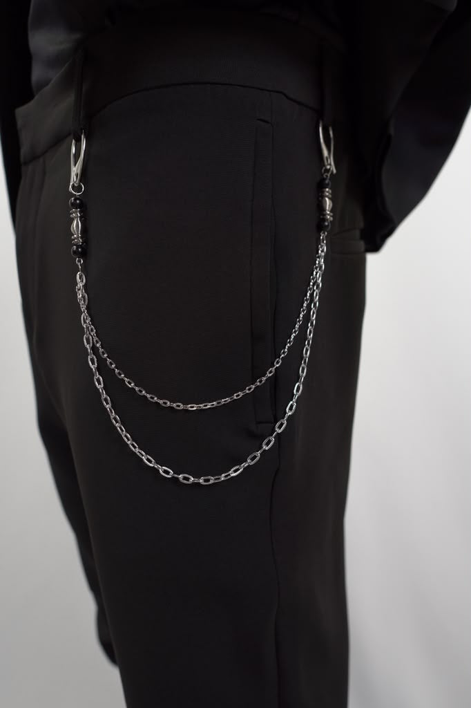 SWAG69 Luxury Hook-Clasp Beaded Suit & Trouser Chain - Designer Pocket Accessory