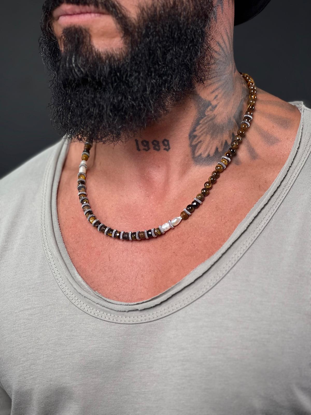 חולצת כותנה חלקה עם צווארון