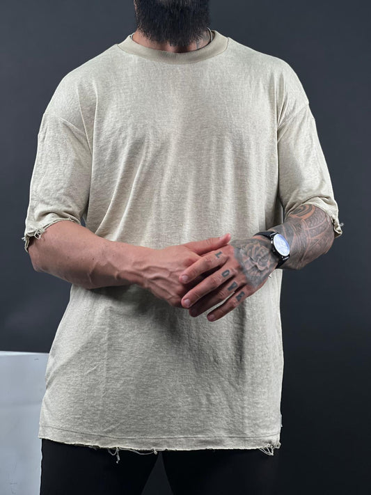 Oversized Linen Tops for Men: Turtleneck, V-Neck & Distressed-Finish Styles | SWAG69