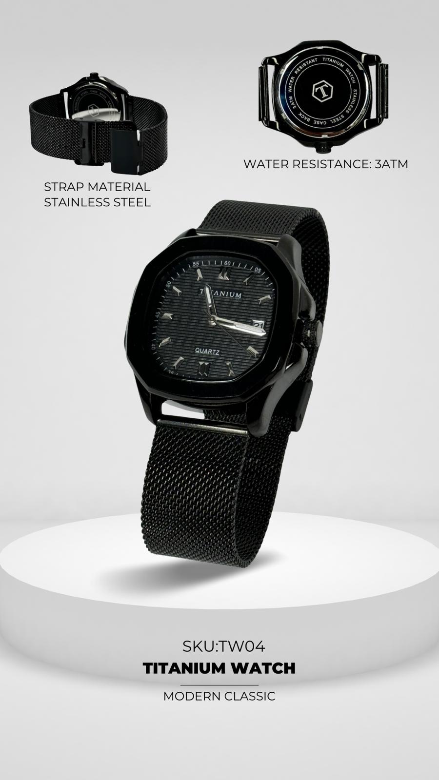 SWAG69 Titanium square watch collection - stainless steel men's watches