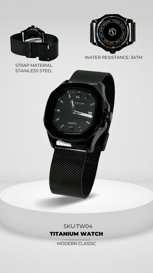 SWAG69 Titanium square watch collection - stainless steel men's watches