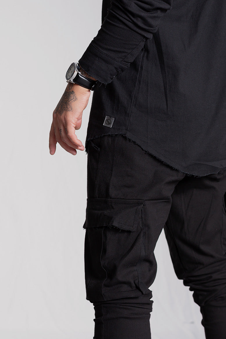 Linen Lycra Chinese Half-Button Shirt – Oversized & Stylish