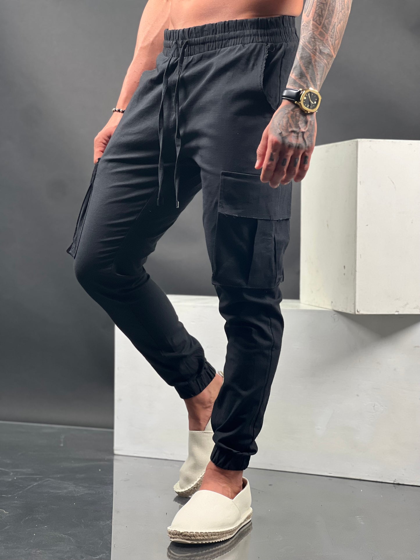 Pocket Comfort Linen Pants