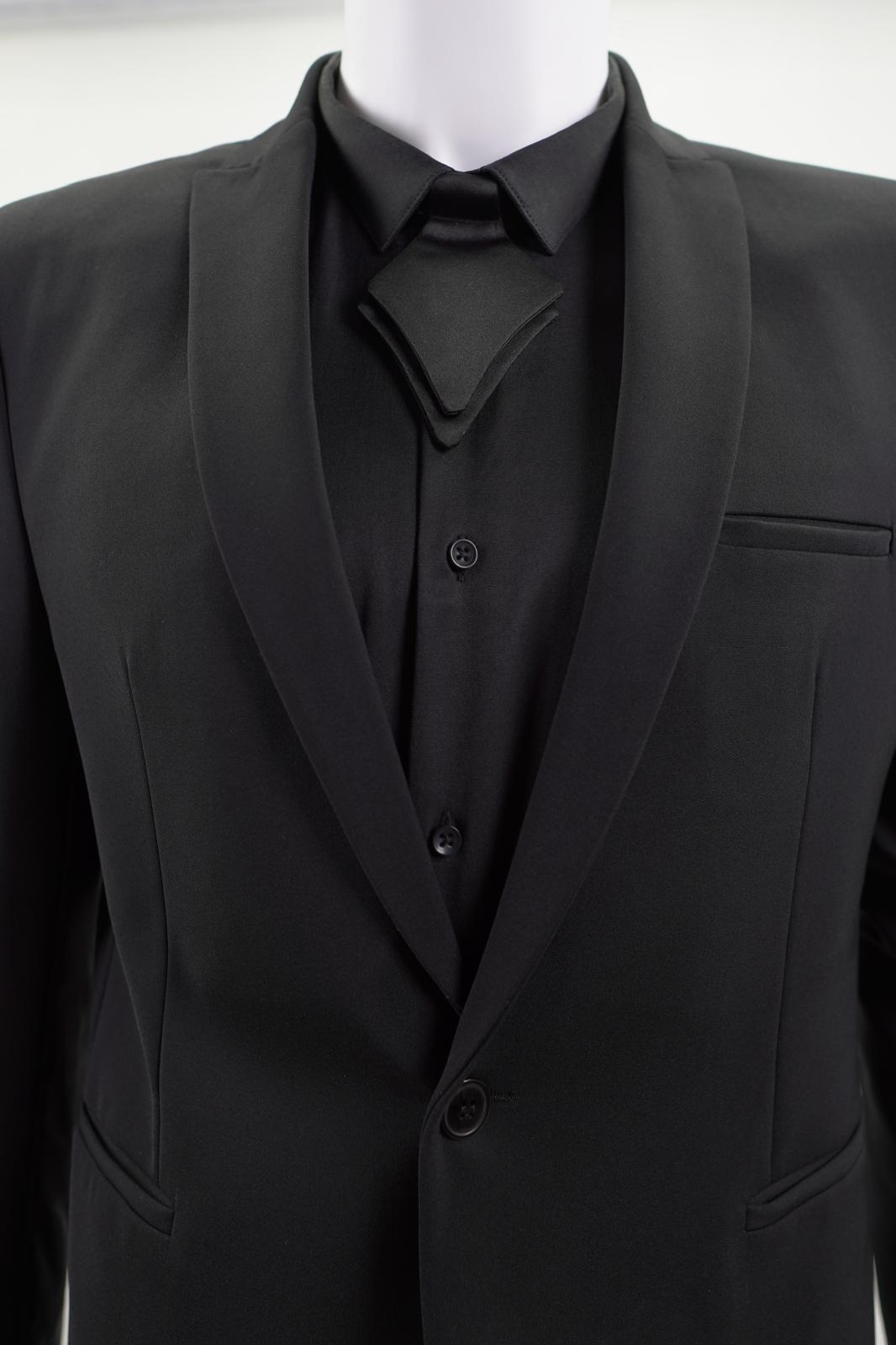Swag69 Royal Black Designer Cravat, Bow Tie & Neck Accessory