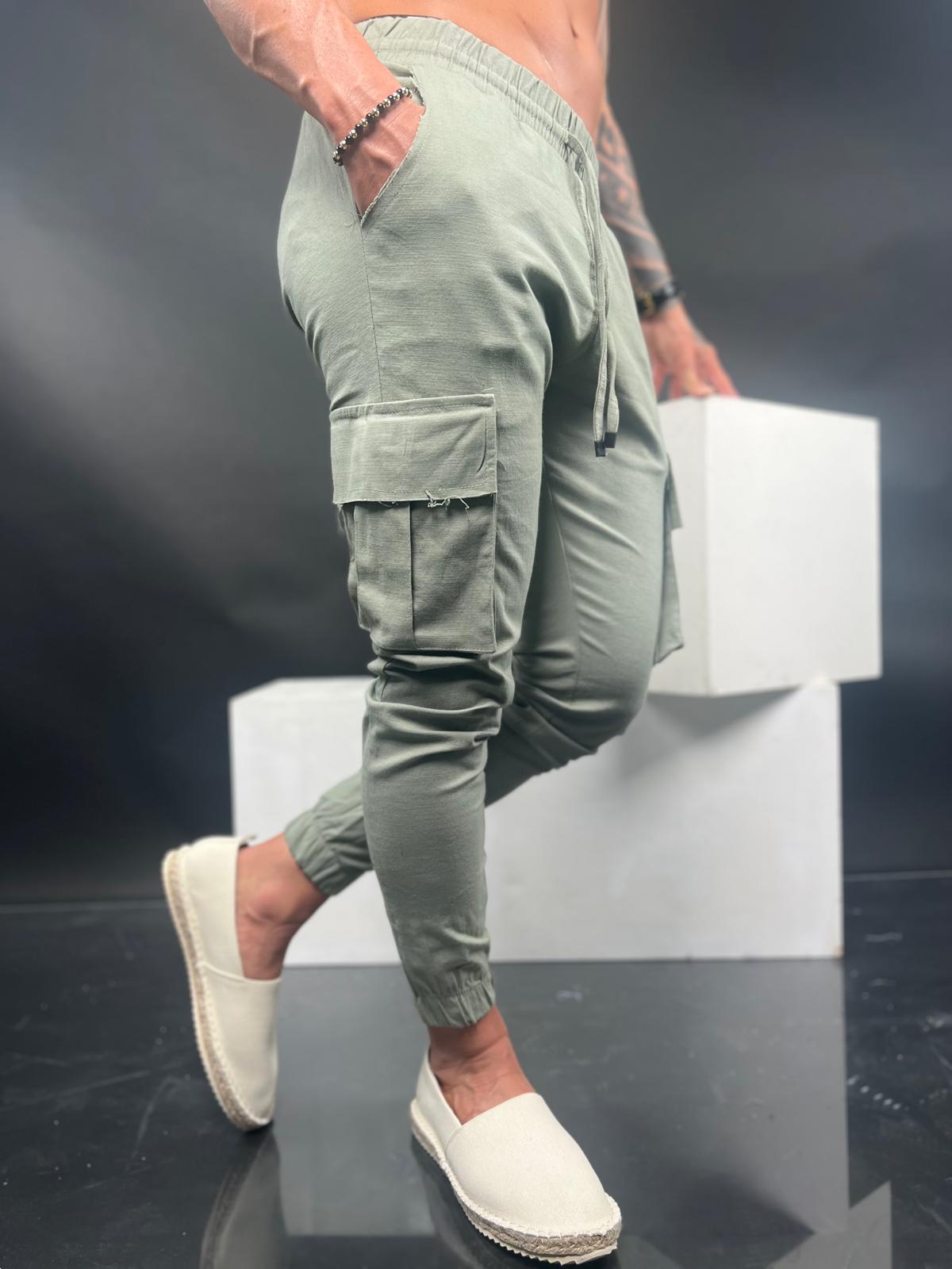 Pocket Comfort Linen Pants