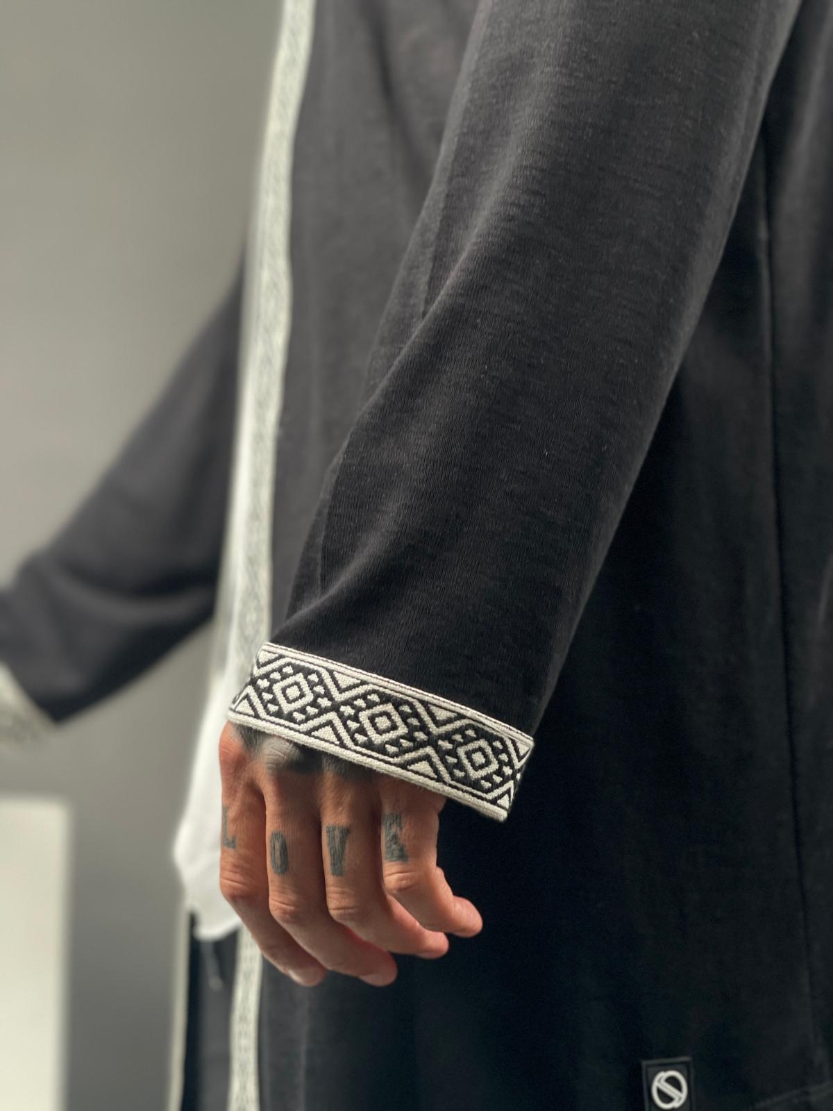 Stylish Linen Kimono with Designer Tie-Mielo Collection