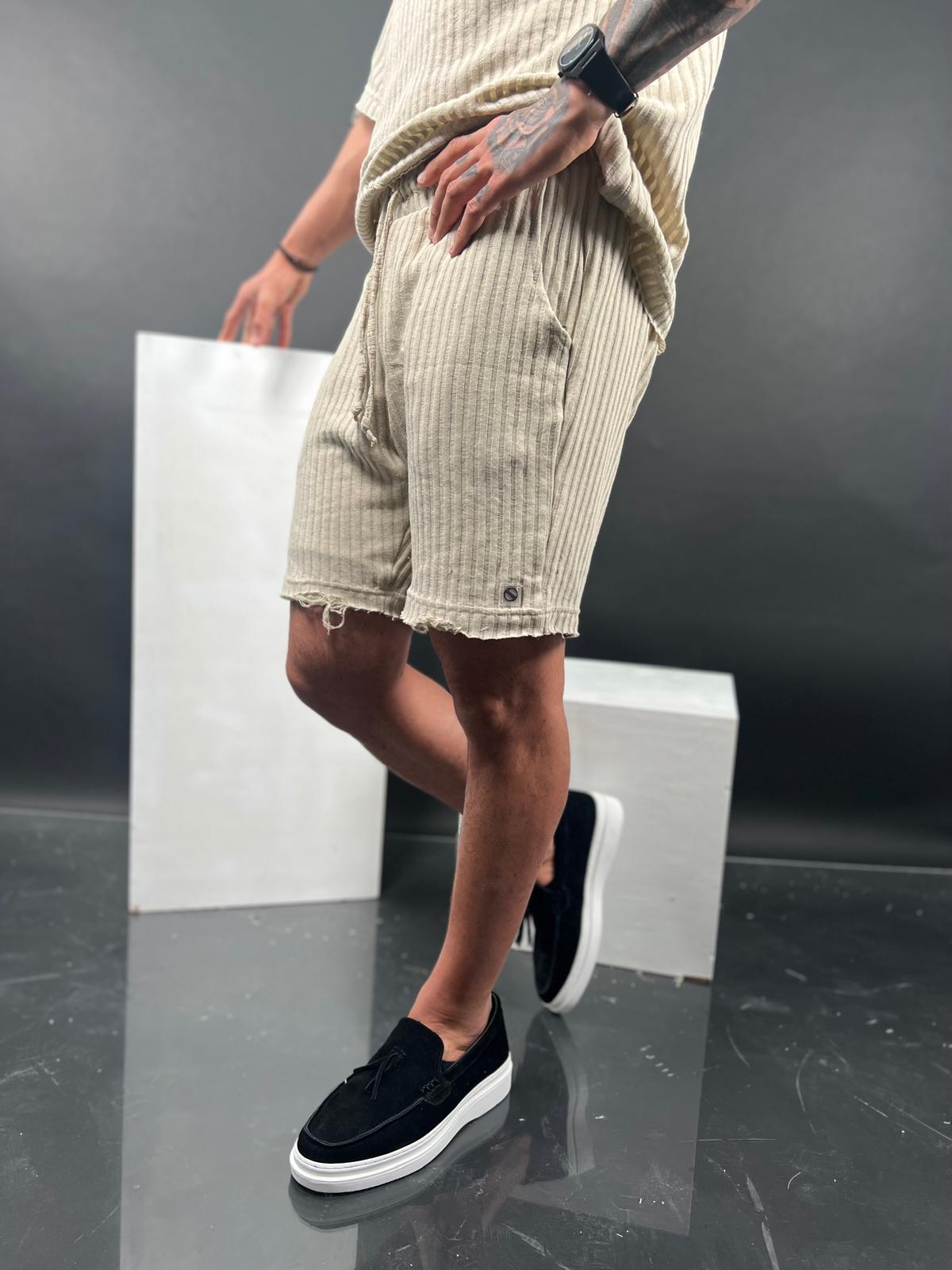 SWAG69 striped linen shorts, men's summer, photo 13