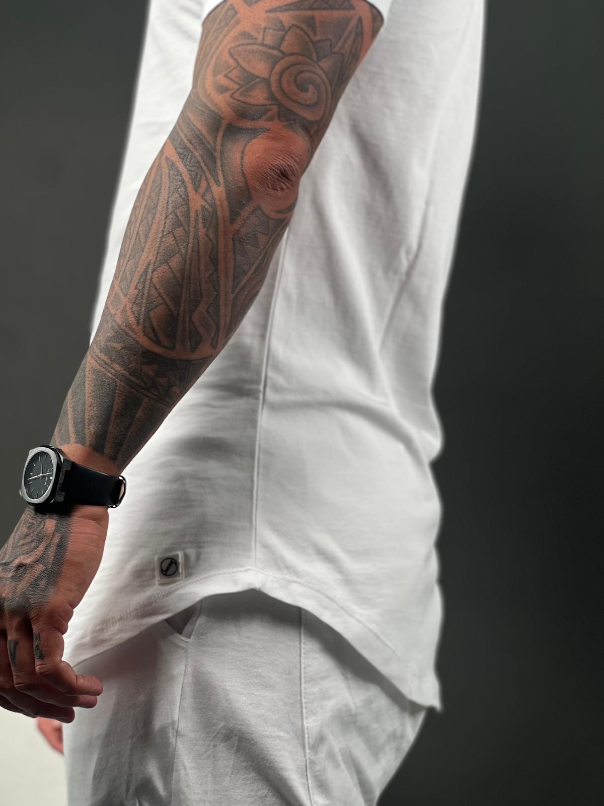 Smooth Cotton Crew Neck Shirt