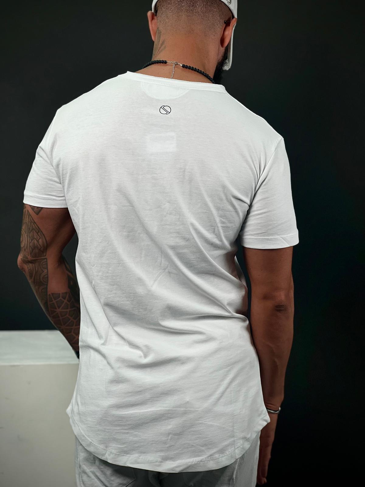 Smooth Cotton Crew Neck Shirt