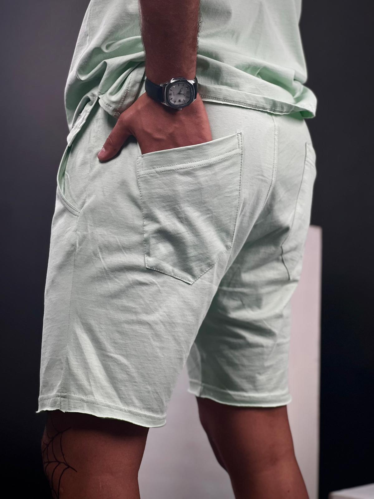 SWAG69 Drawstring Cotton Shorts, men's streetwear, photo 11