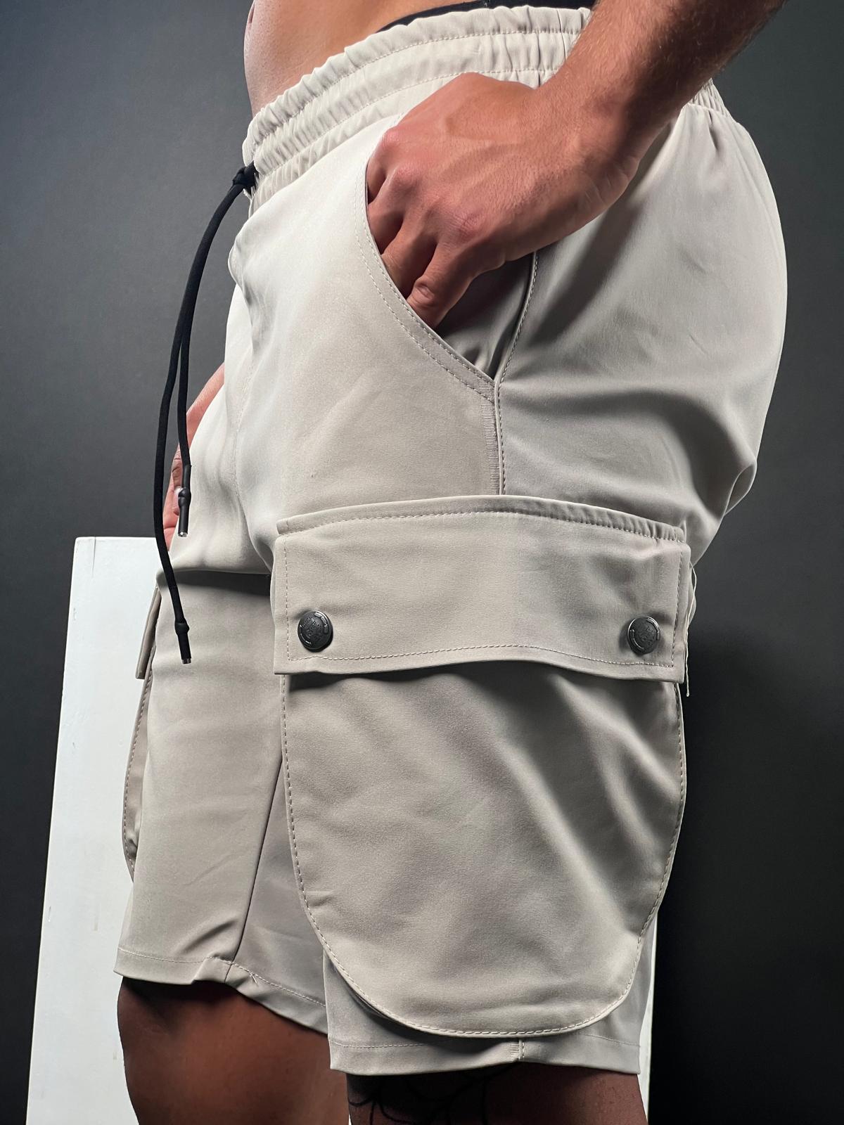 Short pants for men made from elegant fabric-MODEL-692