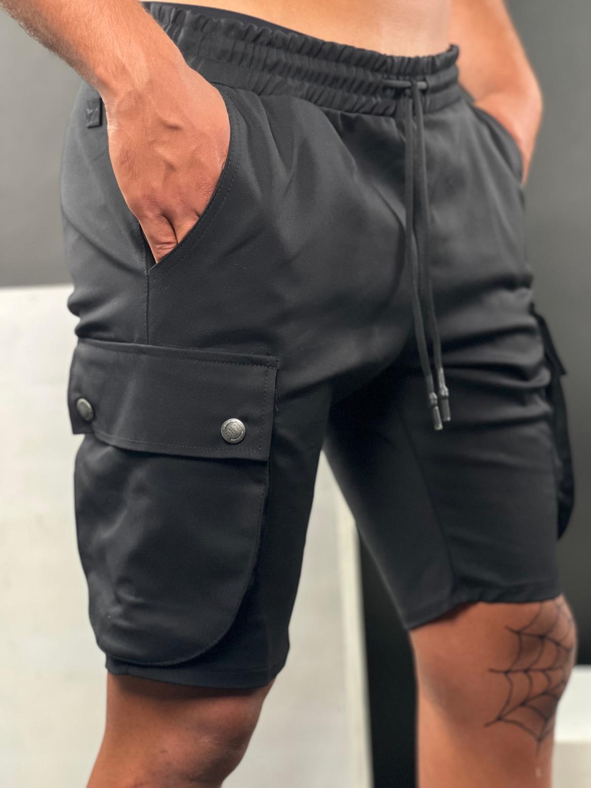 Short pants for men made from elegant fabric-MODEL-692