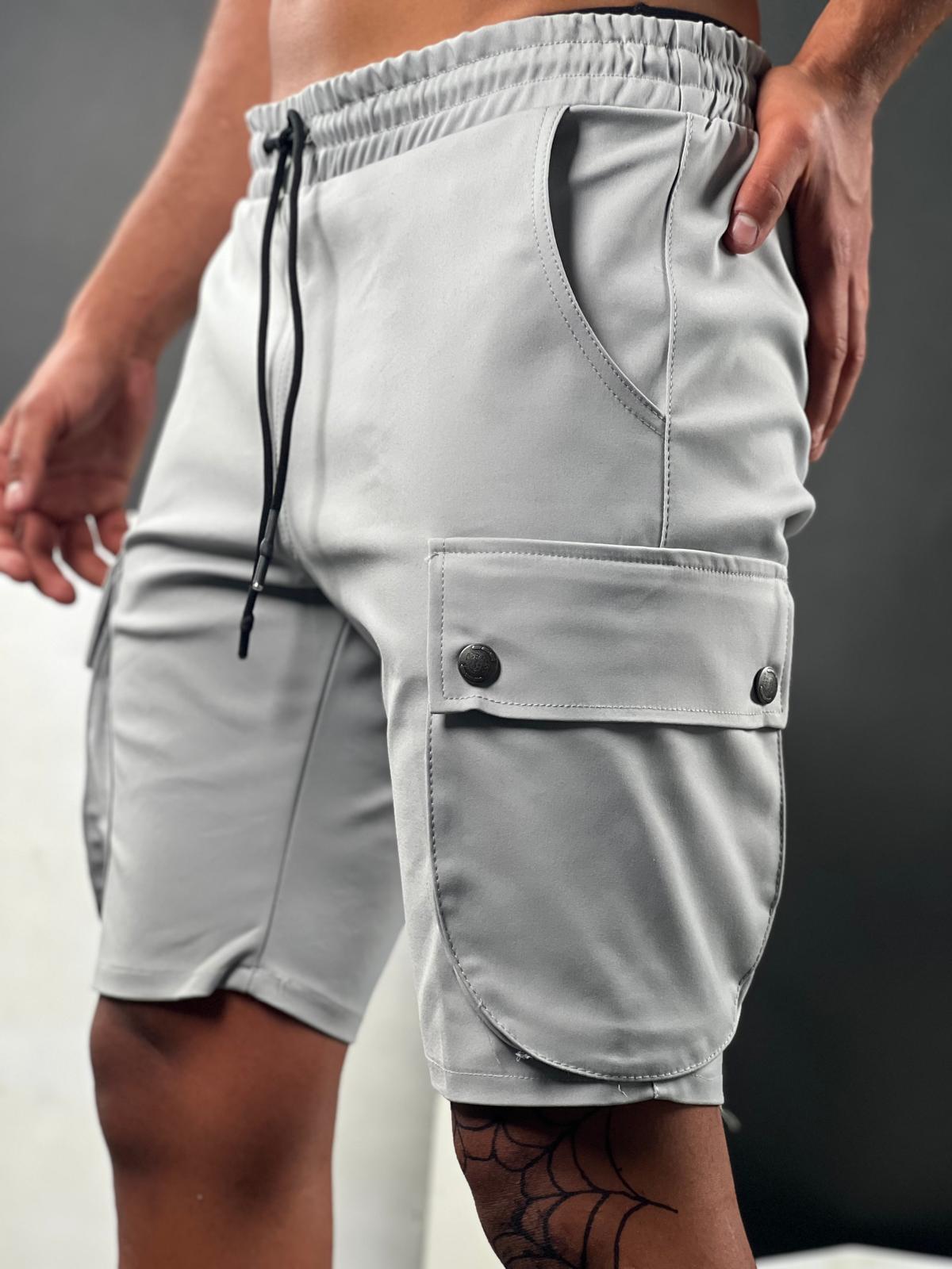 Short pants for men made from elegant fabric-MODEL-692