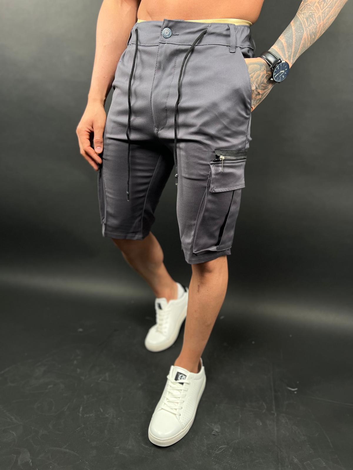 Short pants for men made from elegant fabric MODEL-673