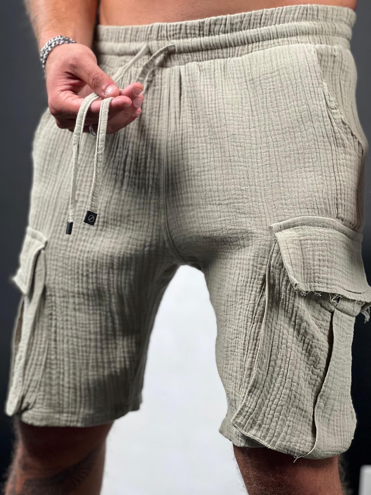SWAG69 Soliton linen cargo shorts - photo 14