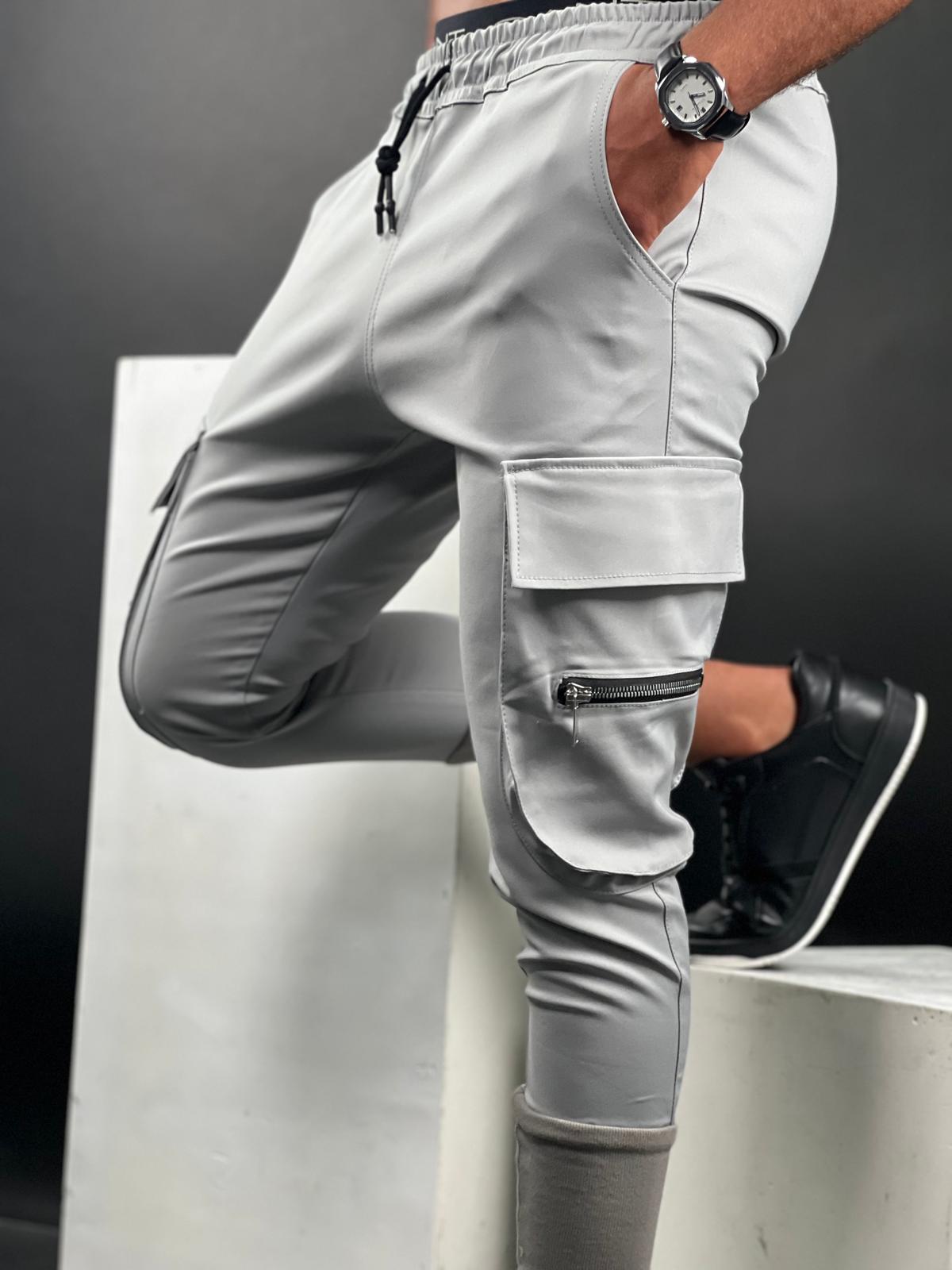 Elegant Stretch Pants with Side Pockets - CPST-69
