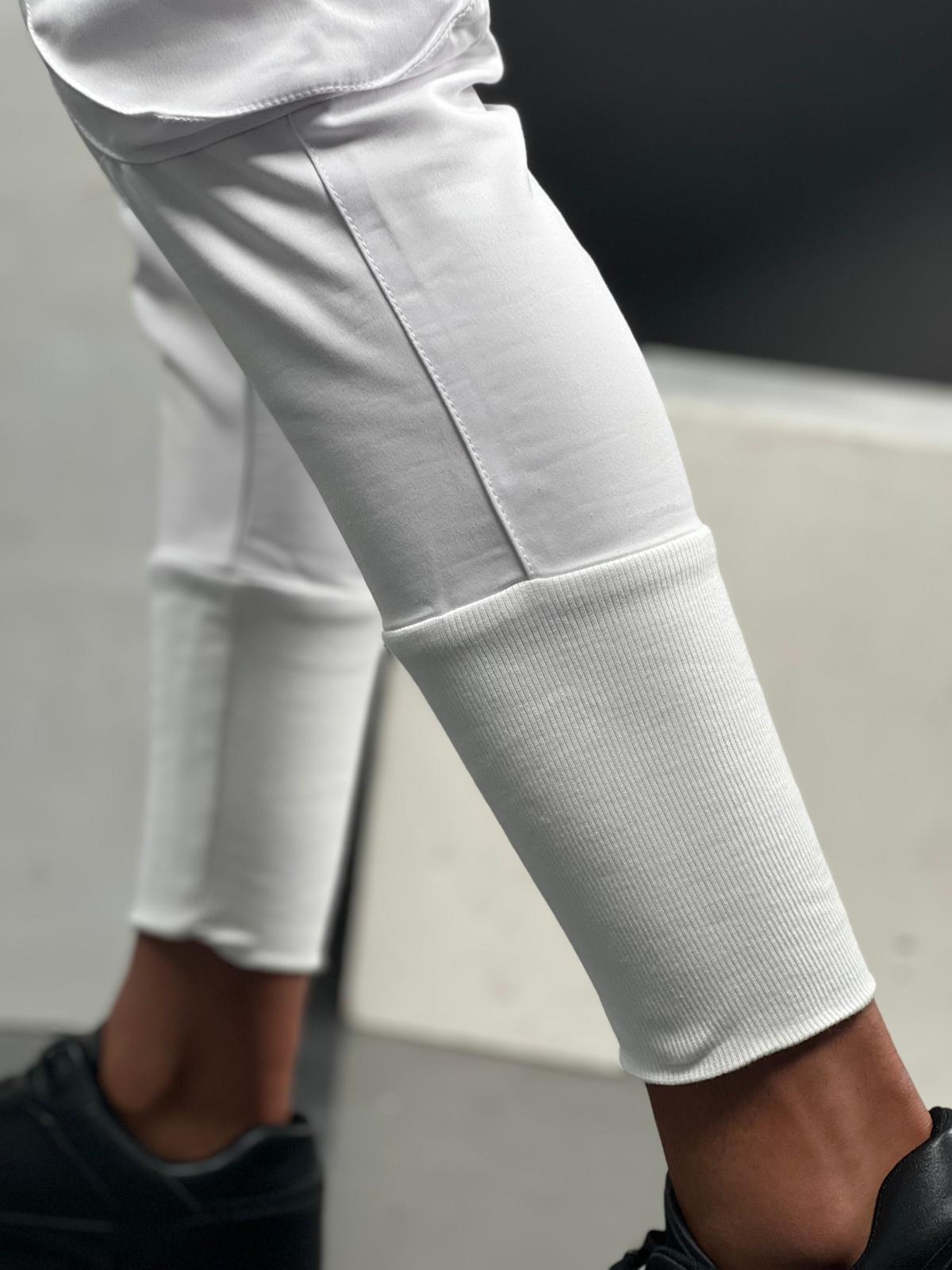 Elegant Stretch Pants with Side Pockets - CPST-69