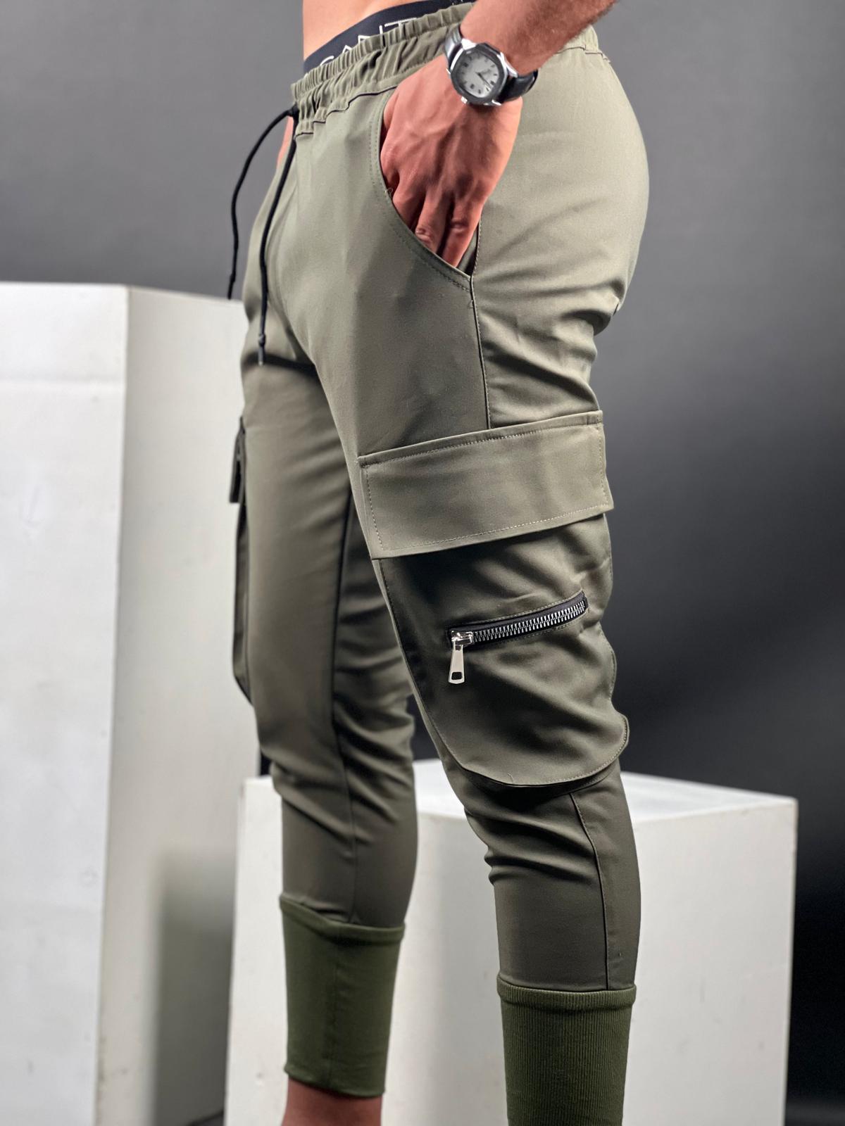 Elegant Stretch Pants with Side Pockets - CPST-69