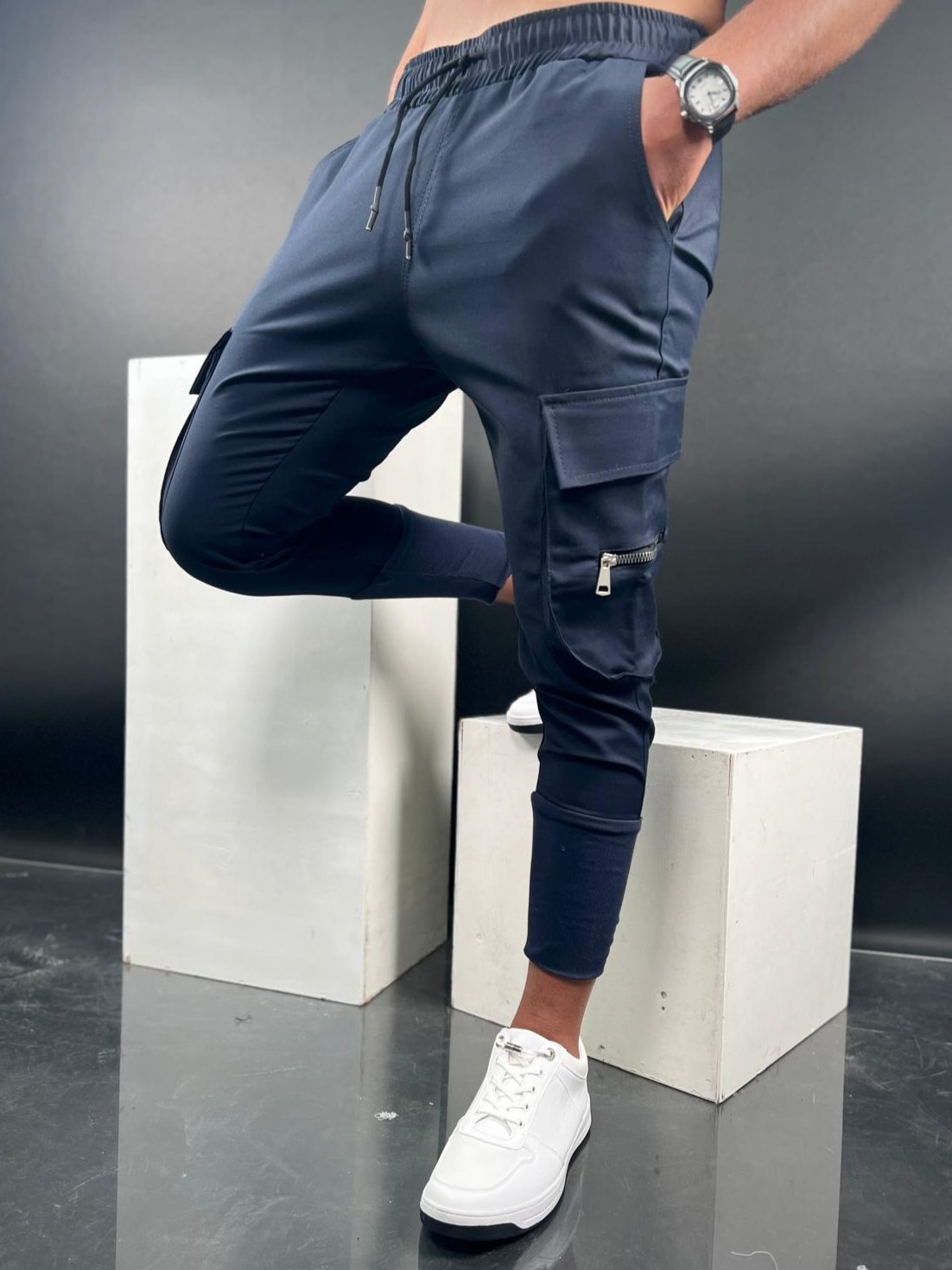 SWAG69 elegant stretch cargo pants CPST-69 - photo 14