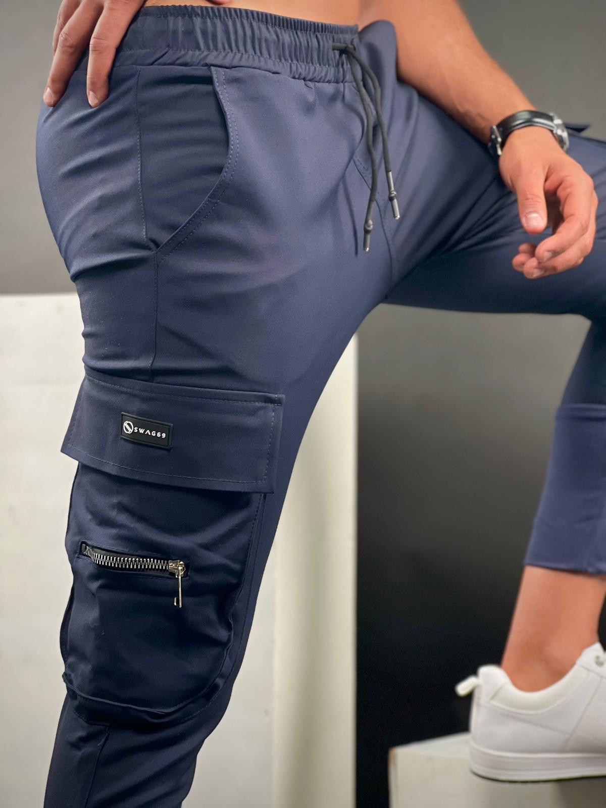 Elegant Stretch Pants with Side Pockets - CPST-69