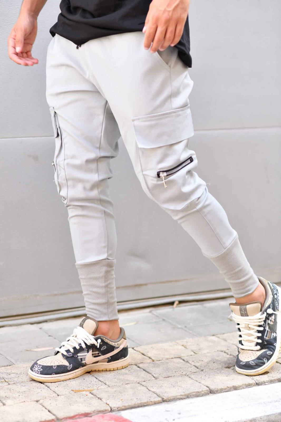 Elegant Stretch Pants with Side Pockets - CPST-69