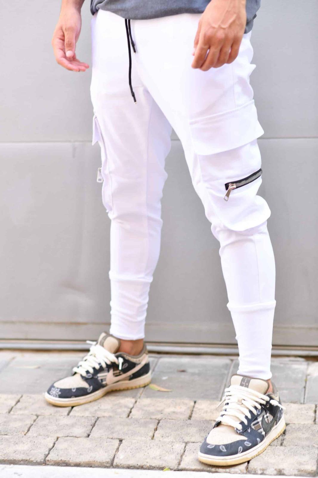Elegant Stretch Pants with Side Pockets - CPST-69