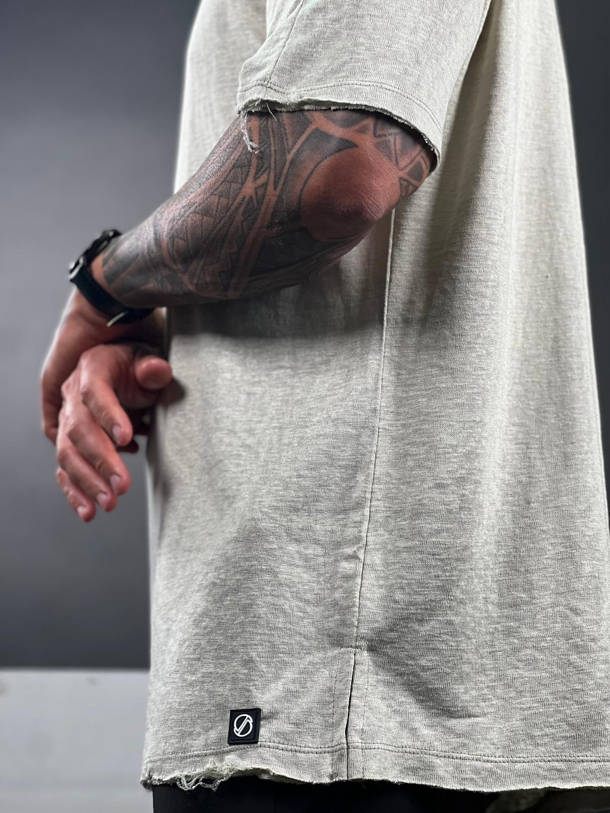 Oversized Turtleneck Shirt - Mielo Fabric
