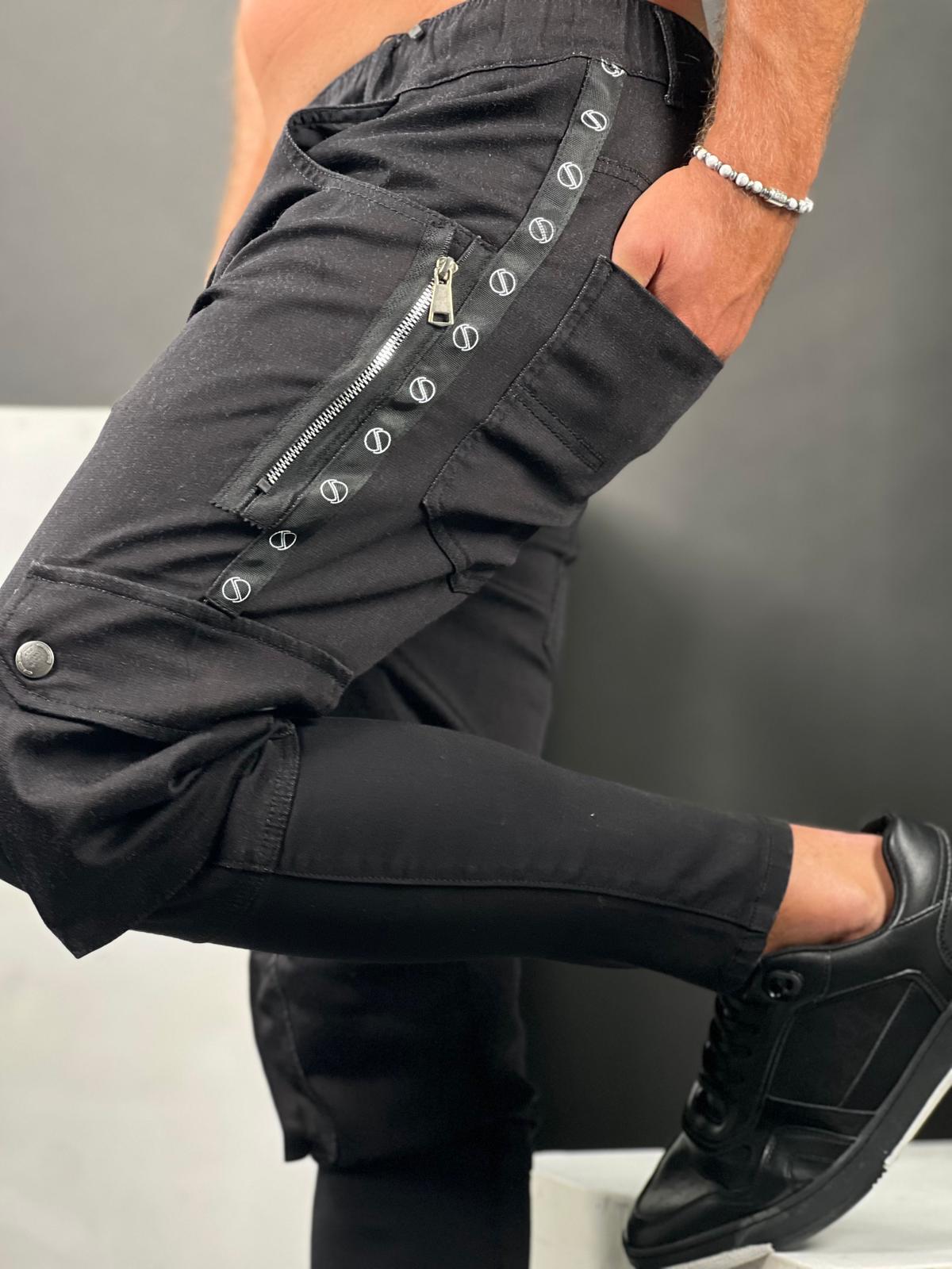 SC-69 Denim Cargo Joggers – Ultimate Streetwear Fit