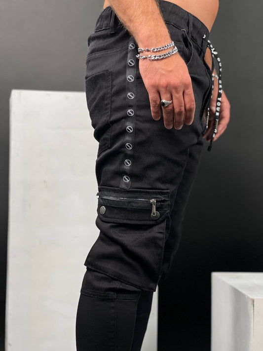SC-69 Denim Cargo Joggers – Ultimate Streetwear Fit