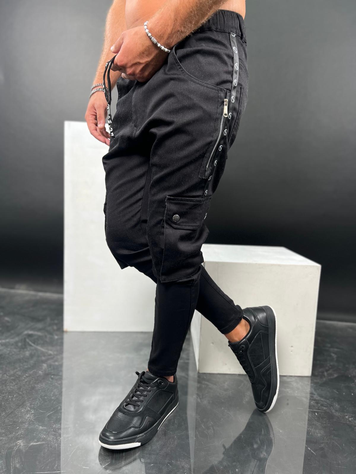 SC-69 Denim Cargo Joggers – Ultimate Streetwear Fit