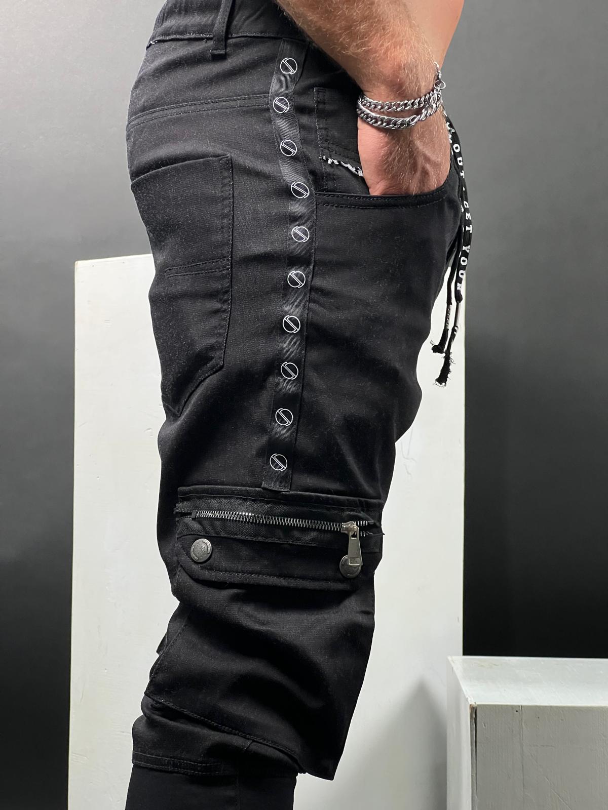 SC-69 Denim Cargo Joggers – Ultimate Streetwear Fit