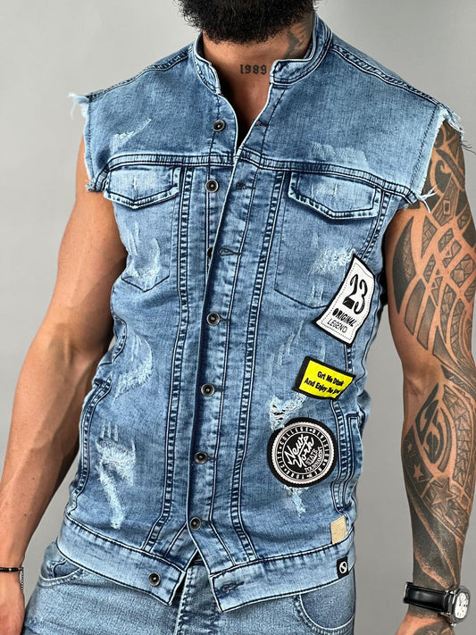 Elite Denim Vest Jeans