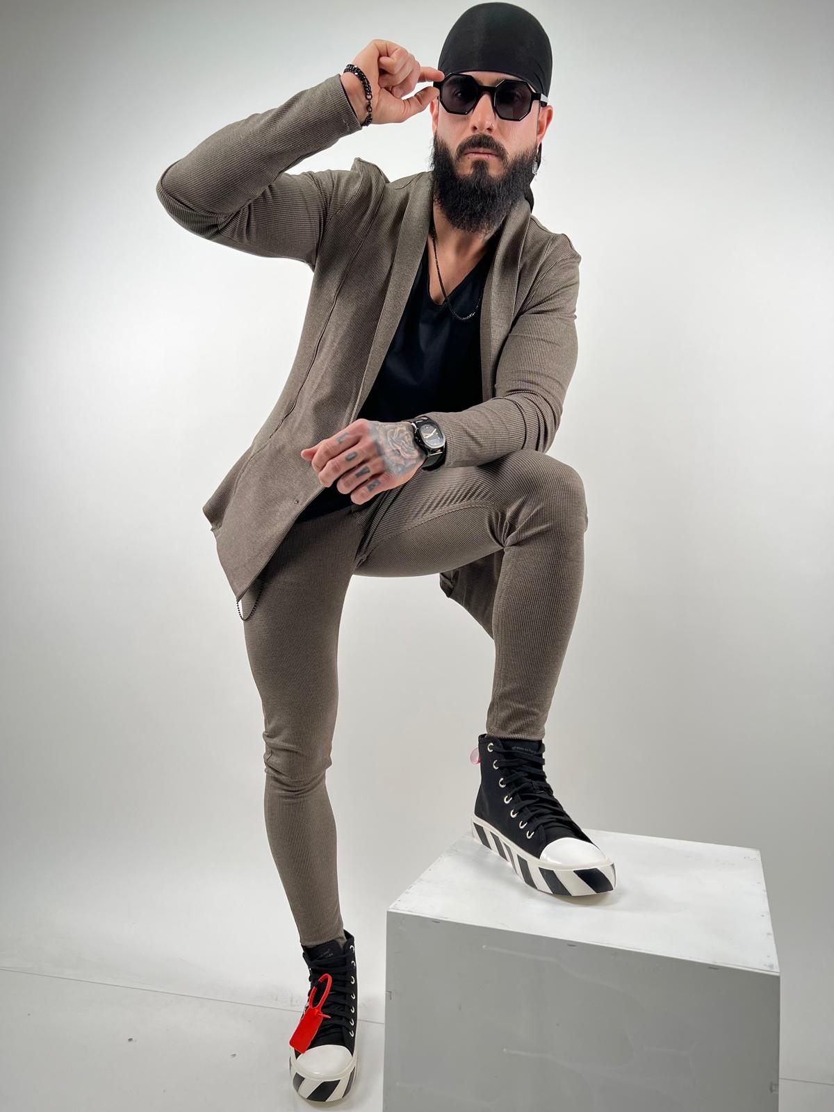 Houndstooth Flex Blazer