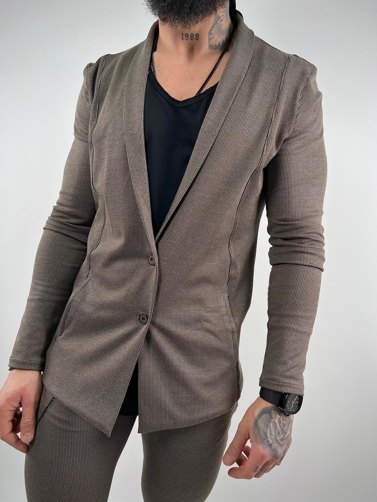 Houndstooth Flex Blazer