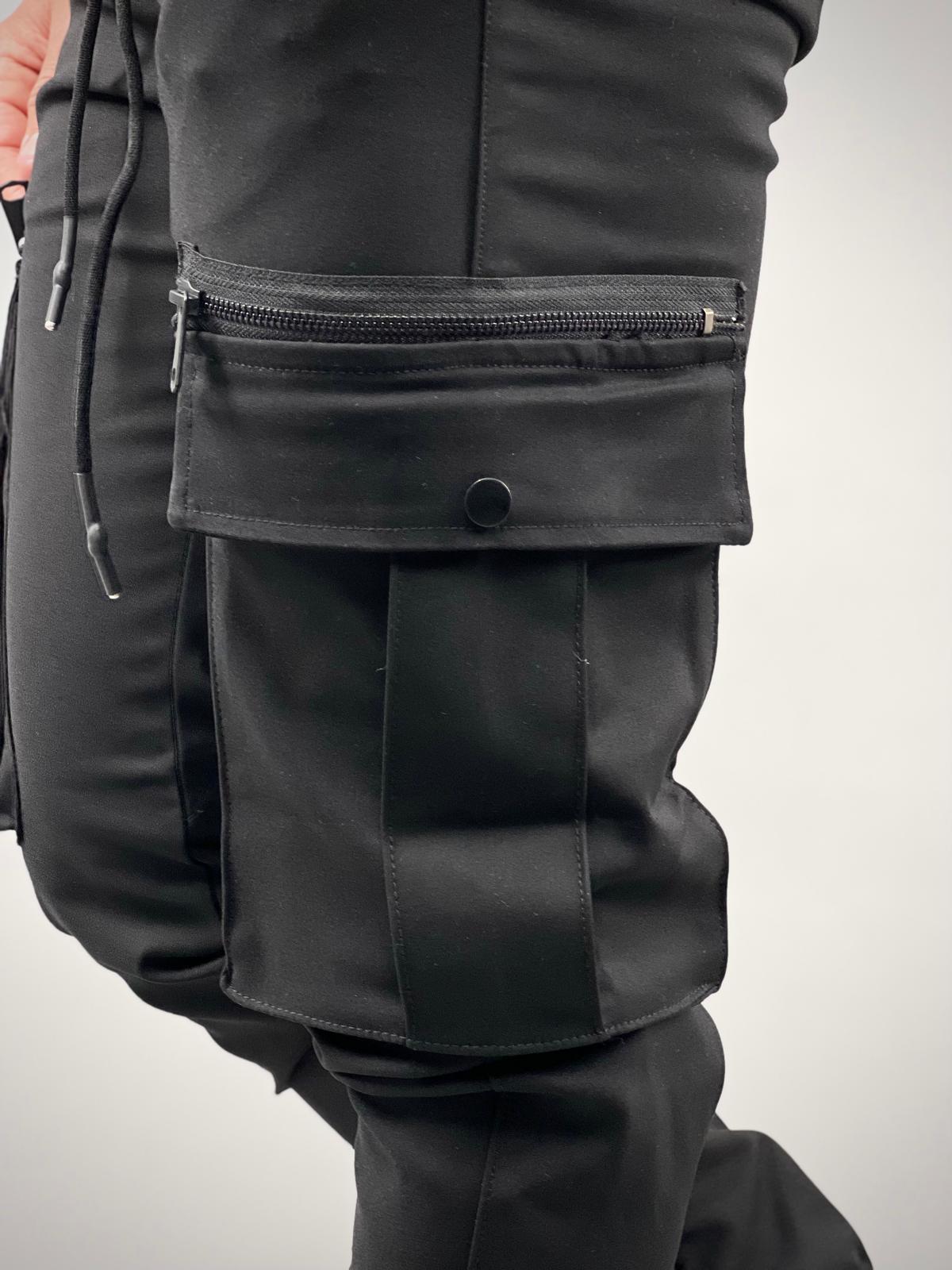 Men's cargo pants made from elegant fabric Model EM-16