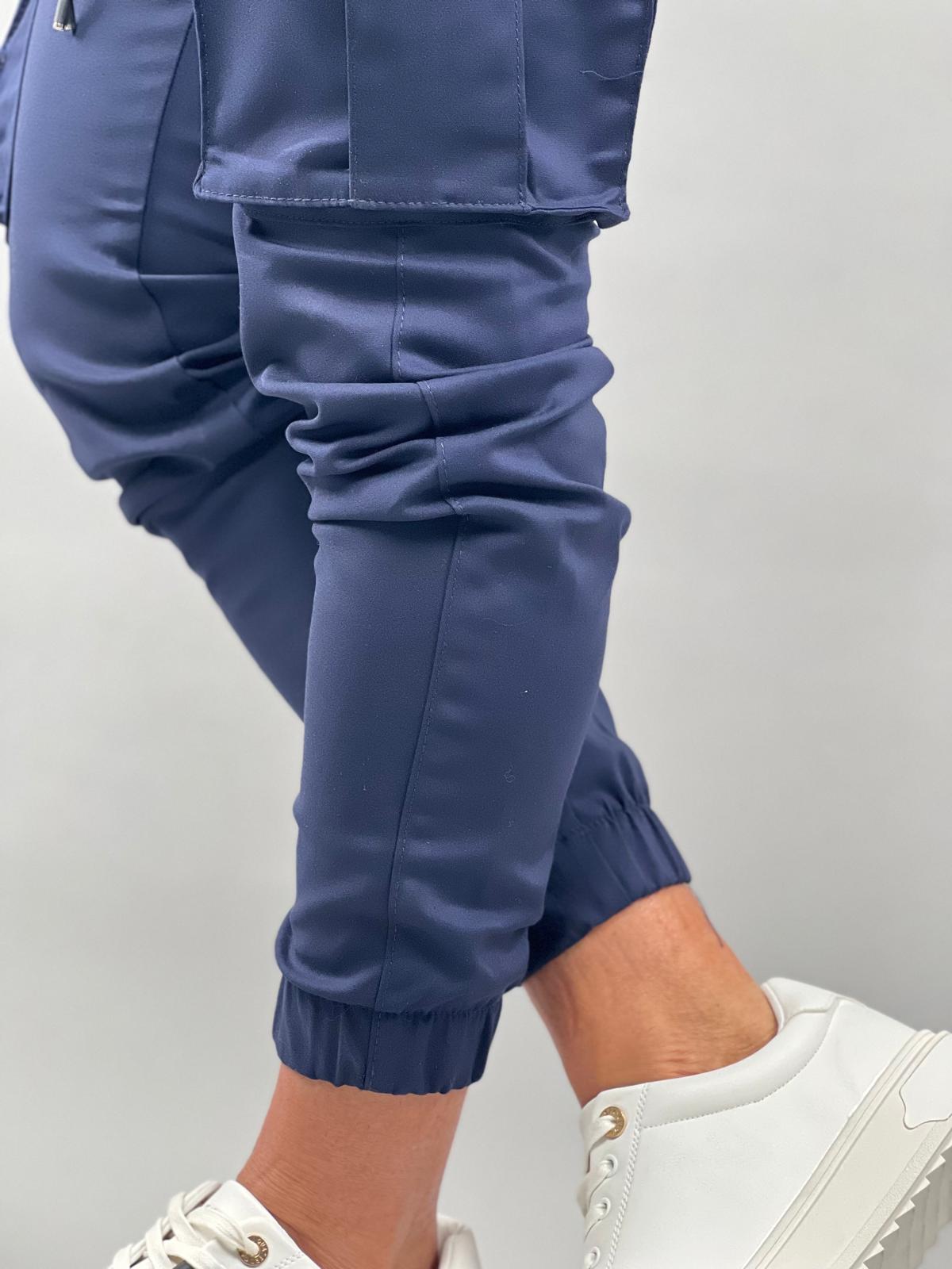 Men's cargo pants made from elegant fabric Model EM-16
