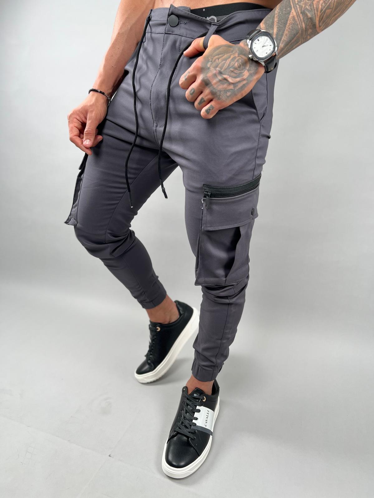 SWAG69 elegant fabric cargo pants EM-16 - photo 18