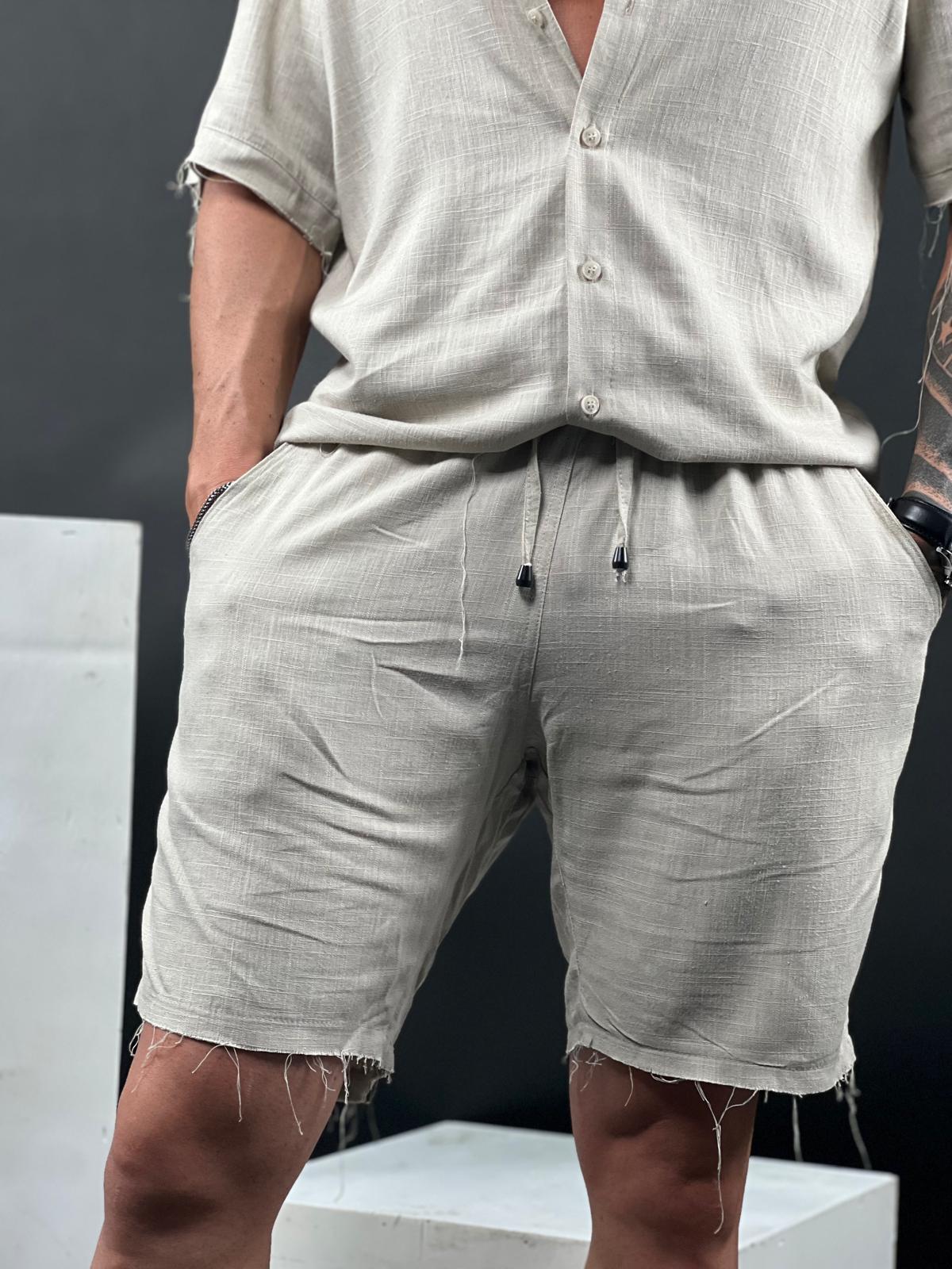 Short linen pants, Ward Collection