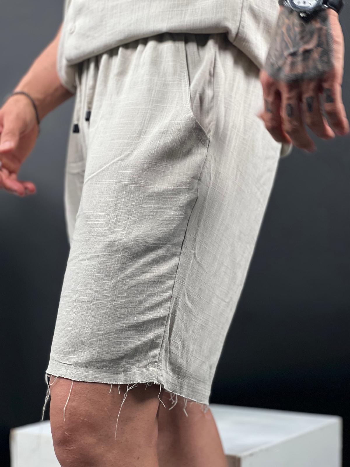 SWAG69 men's linen shorts - breathable summer fit