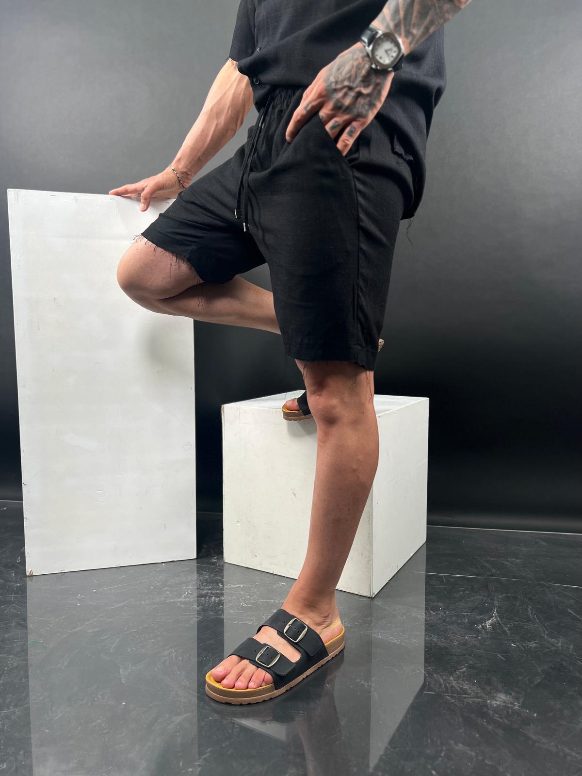 Short linen pants, Ward Collection