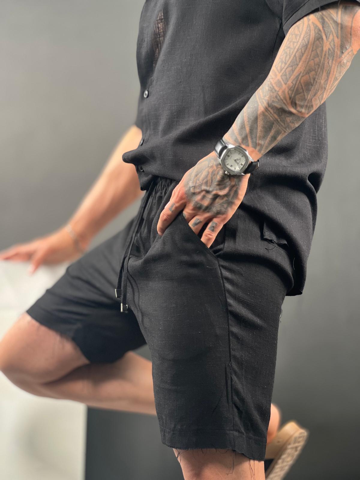 Short linen pants, Ward Collection