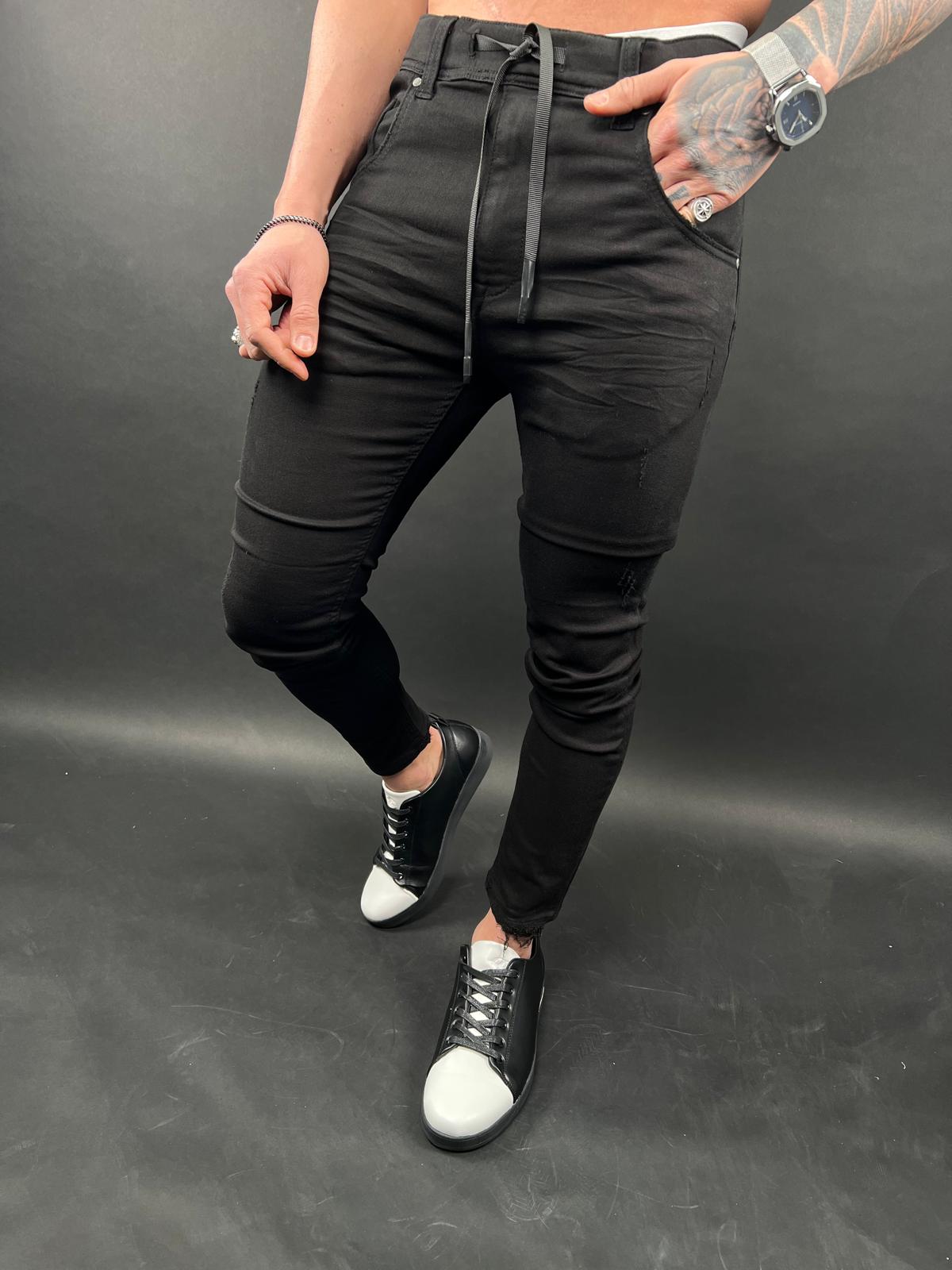 Charcoal Black Jogger Jeans – S-204