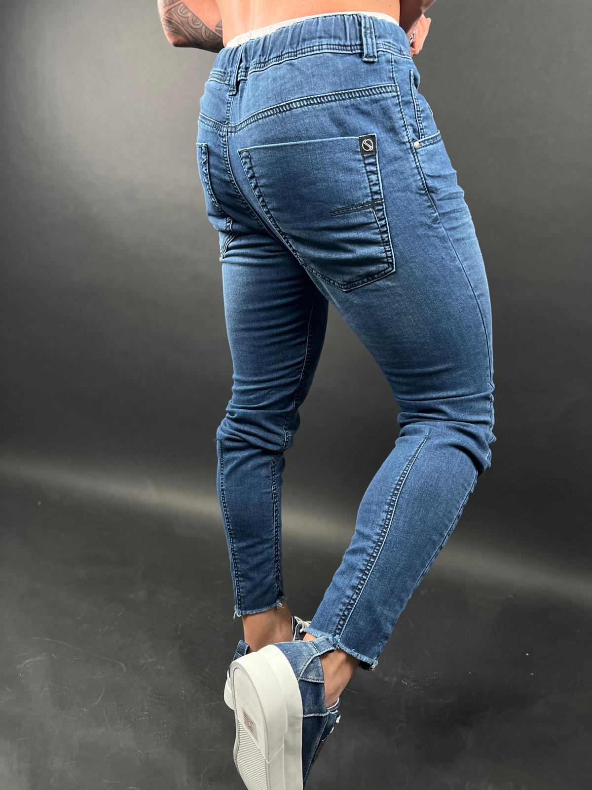 Classic Blue Jogger Jeans – S-209