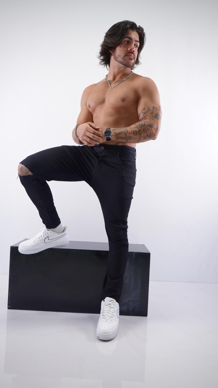 Black Skinny Fit Jeans – Model ES-1