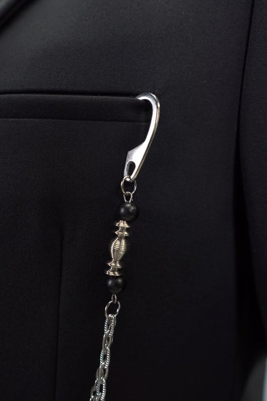 SWAG69 Luxury Hook-Clasp Beaded Suit & Trouser Chain - Designer Pocket Accessory