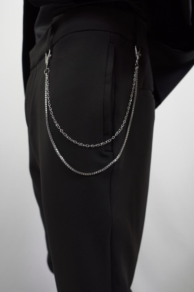 Luxury Silver Multi-Strand Suit & Trouser Chain - Premium Men's Accessory