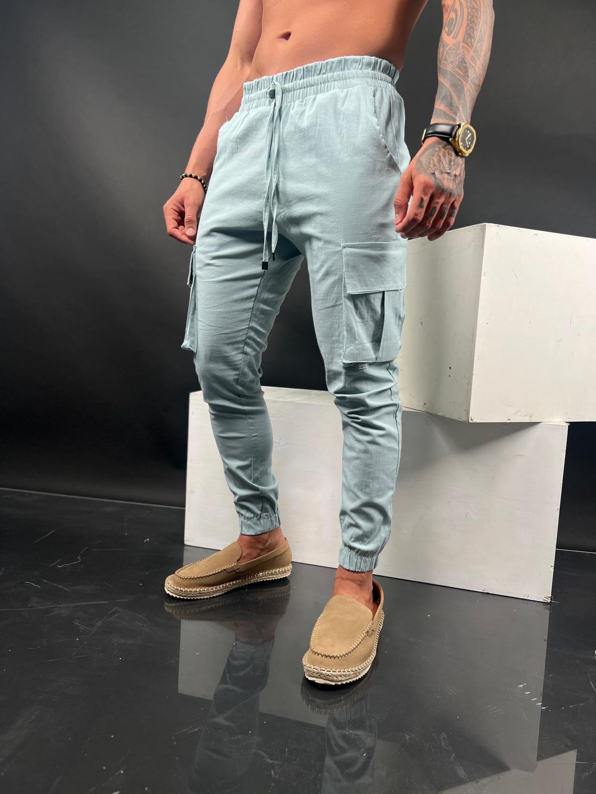 SWAG69 Pocket Comfort linen cargo pants - photo 23